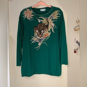 Original by Yvonne Bengal Tiger Top